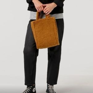 The Drop Brown Sherpa Hand Bag